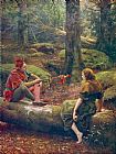 John Collier In the Forest of Arden painting
